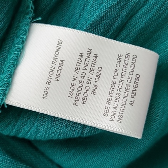 NWT Haitus Gauze Lightweight Tie Shoulder Dress Green Small - Picture 8 of 8